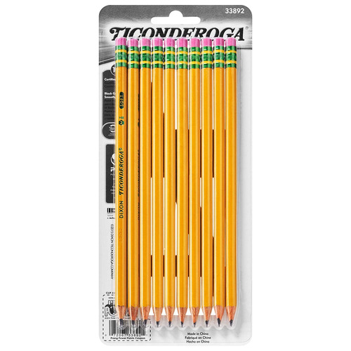 Dixon Ticonderoga 10-count # 2 Lápiz