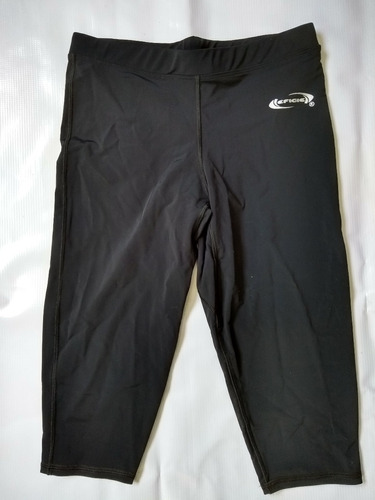 Pescador Short Licra Unitalla 28-34 Compresion Negro 60 Cms Largo