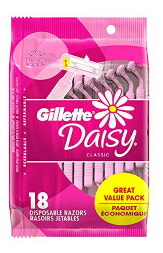 Gillette Daisy Rastrillos Desechables 18 Pz
