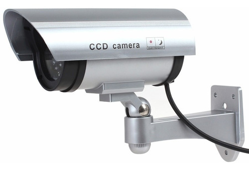 Camara De Seguridad Falsa Aspecto Super Realista C/ Luz Led®