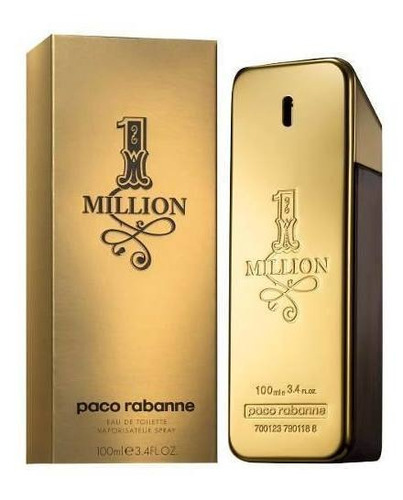 Imagen 1 de 1 de Perfume Importado Hombre Paco Rabanne One Million Edt 100ml