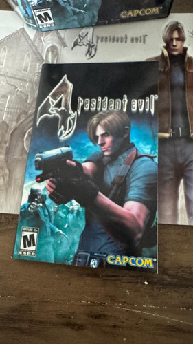Resident Evil 4 Com Manual/pôster/ Para Ps2