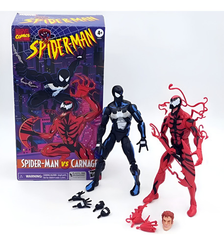 Marvel Legends Animated Series Retro Spider-man Vs Carnage