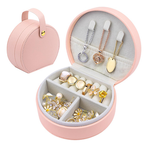 Caja De Joyería Portátil, Caja De Joyero Pequeño Para Viaje