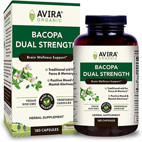 Bacopa 180 Caps Avira Organic - Unidad a $1055