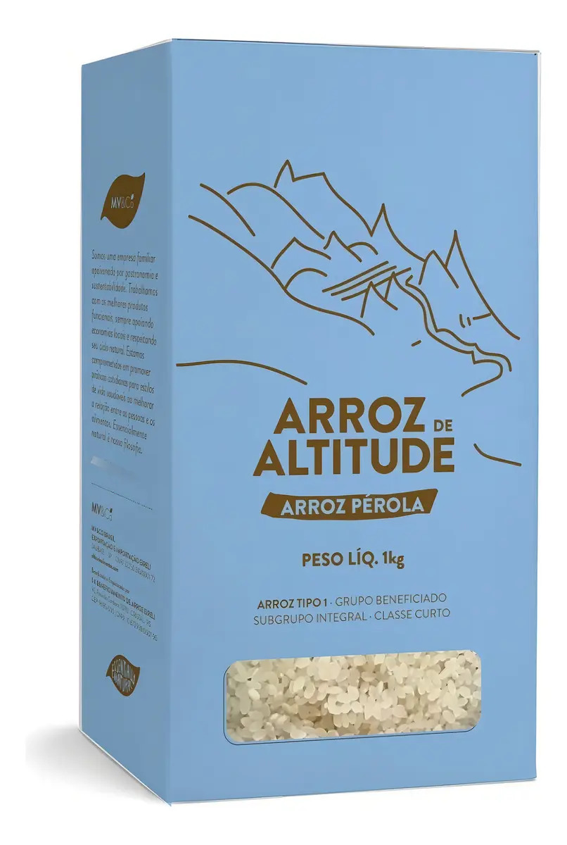 Arroz Pérola para Paella 1kg – Grão Curto para Cozinha Espanhola