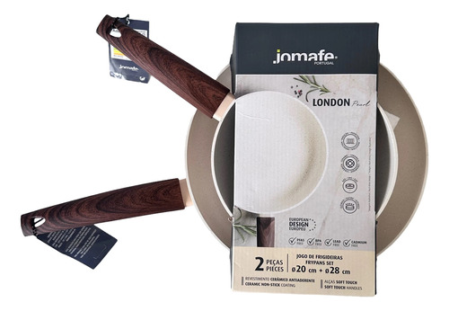 Conjunto 2 Frigideiras Ceramica 20cm E 24cm Oslo - Jomafe