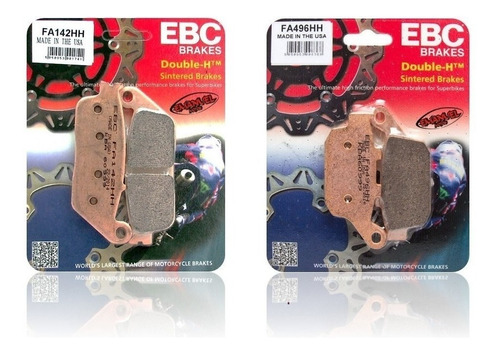 Pasillas De Freno Ebc Hh Juego Honda Cbr 300 R Abs 2014