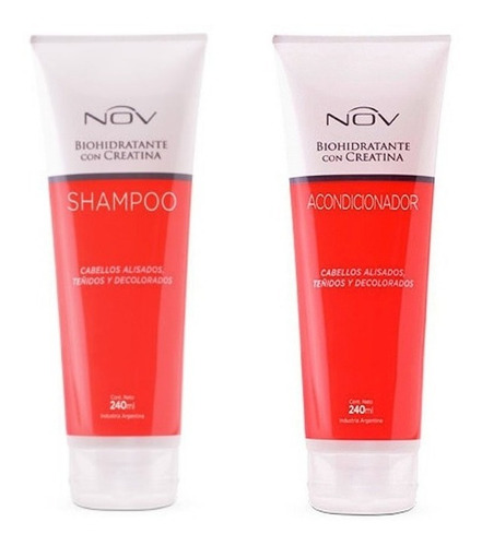 Shampoo + Acond. Nov Biohidratante Pomo 240 Ml C/creatina