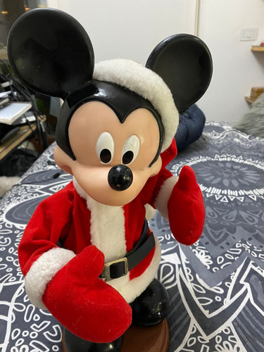 Muñeco Mickey Papa Noel Navidad (Usado)