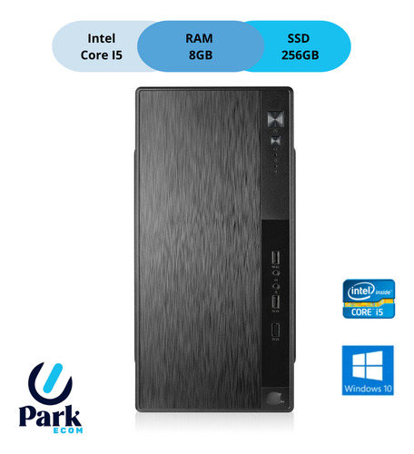 Computador Pc Cpu Intel Core I5 8gb Ram Ssd 256gb Windows 10