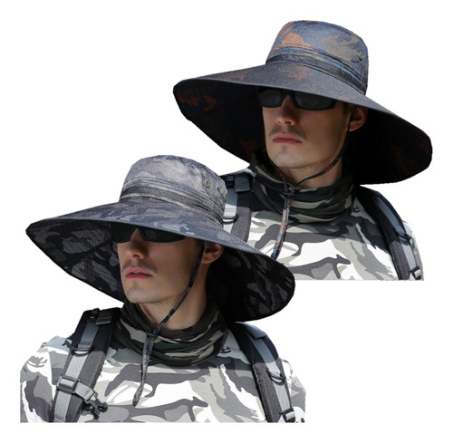 Sombrero De Pescador Con Protección Solar Para Hombre Al Air