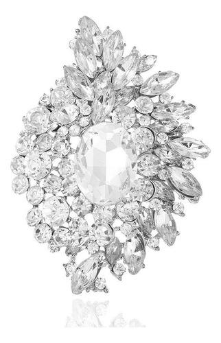 Broche De Perlas De Diamantes De Imitación Para Mujer, Sombr