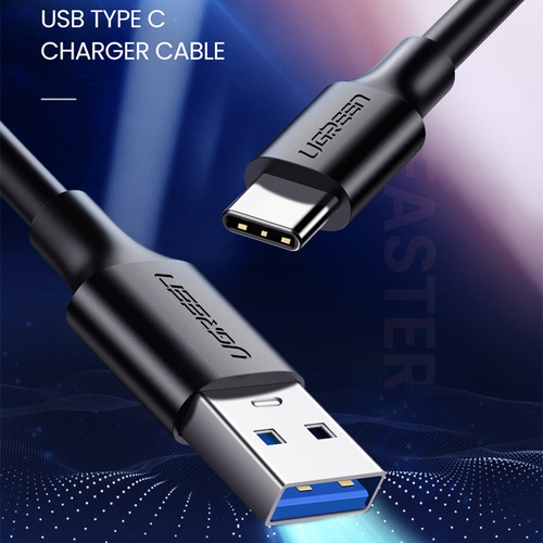Cabo De Dados Us184 Usb 3.0 P Usb Tipo C 1.5m Preto Ugreen