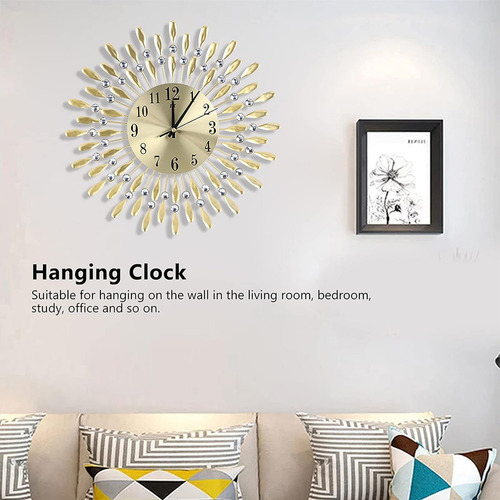 . Reloj De Pared, Moderno Reloj De Cuarzo De Uso Amplio