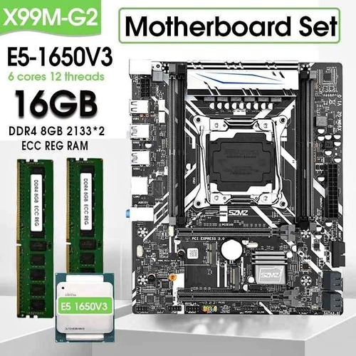 Combo,motherboard X99m- G2, Procesador Xeon E5 1650 V3