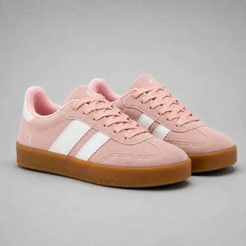 Tênis Feminino Casual Confortável Original Blogueira Urbano Rosa 35,0 Br