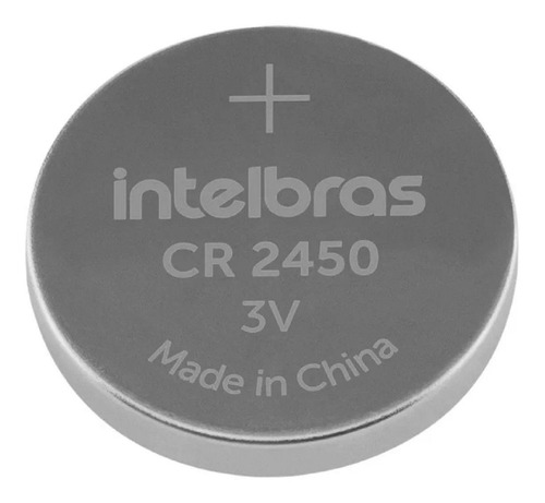 Bateria De Litio 3v Cr 2450 Intelbras Blister 5 Unidades