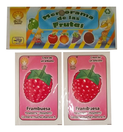 Memorama Didáctico Educativo De Frutas Preescolar 56 Cartas