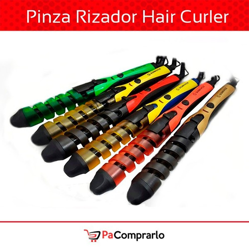 Pinza Rizador Ondulador En Espiral Hair Curler 1año Garantia