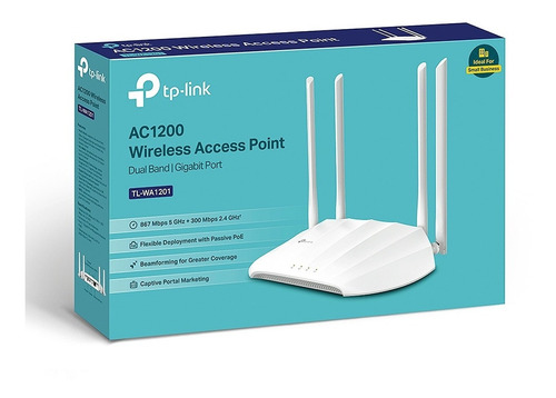 Imagen 7 de 7 de Punto Acceso Inalambrico Tp Link Wa1201 Access Point Ac1200