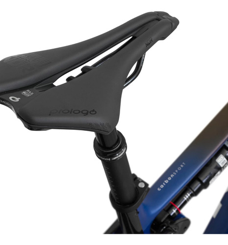 Bicicleta Caloi Elite Carbon Fs Sport 12v 2024 Cor Azul Tamanho Do Quadro Xg