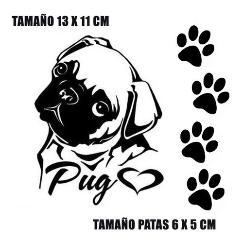 Pug Stickers 