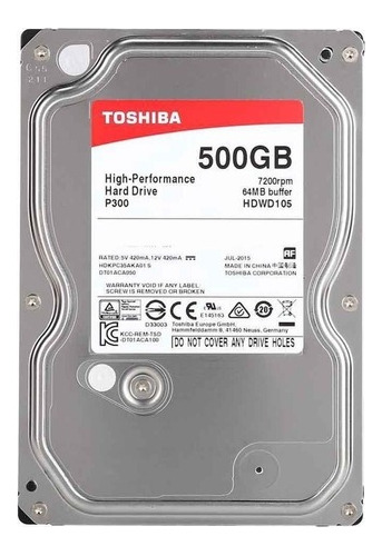 Disco Duro Nuevo De 500gb(sacado De La Computadora Dell)