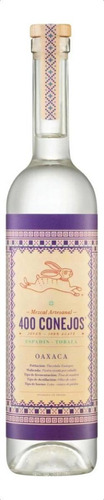 Mezcal 400 Conejos Joven Espadín Tobala 750 Ml