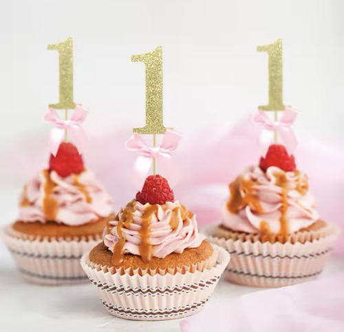 40 Cake Toppers Decoracion Numero Fiesta Cumpleaños