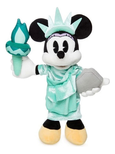 Minnie Mouse Peluche Estatua De La Libertad 45cm Disney