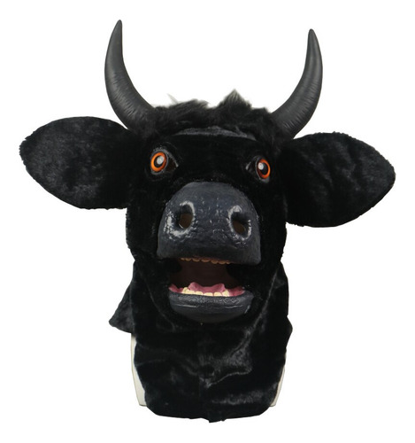 Máscara Facial De Látex Con Forma De Vaca Y Toro, Móvil, Abi