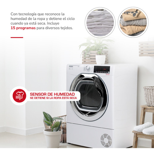 Secadora De Ropa Thomas Dry Expert Th-d9kc Color Blanco