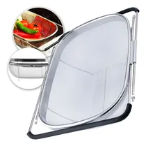 Comprar Escurridor de fregadero de acero inoxidable, mango retráctil, color frutero, multiusos, colador de fregadero grande, mango expandible