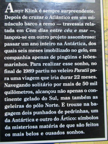 Imagen 8 de 8 de Amyr Klink - Paratii: Entre Dos Pólos