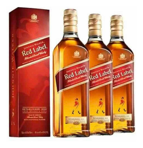 Imagen 8 de 9 de Whisky Johnnie Rojo Y Something Special Litro 100 % Original