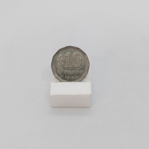 Antiga Moeda De 10 Pesos Anos 1963 Argentina - 16403n (Usado)