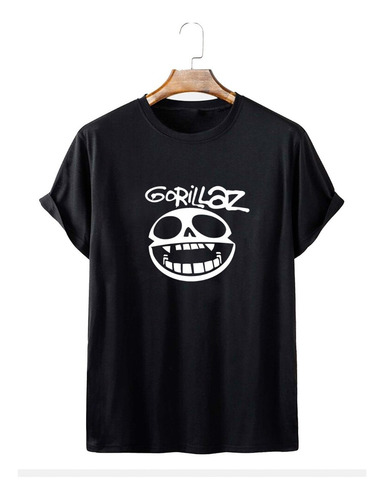 Remera De Gorillaz Rock Música Algodón Premium