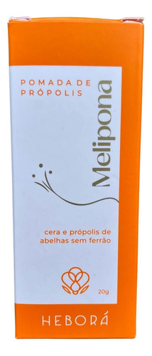  Pomada Própolis Melipona Óleo Copaíba E Melaleuca 20g Heborá