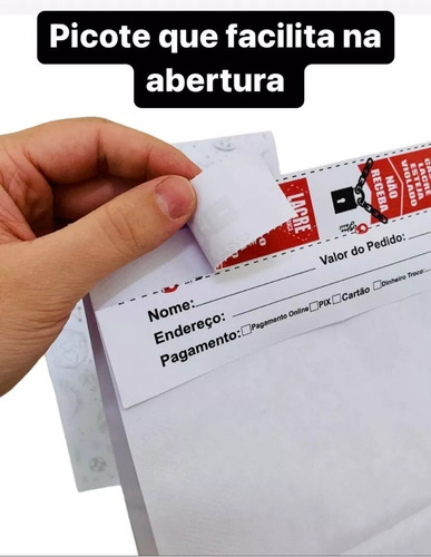 Saco Para Delivery Branco Personalizado Com Seu Logo 1000und