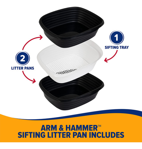 Recipiente Grande Arm Hammer Para Tamizar Arena