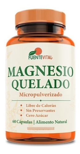 Magnesio Quelado 60 Capsulas