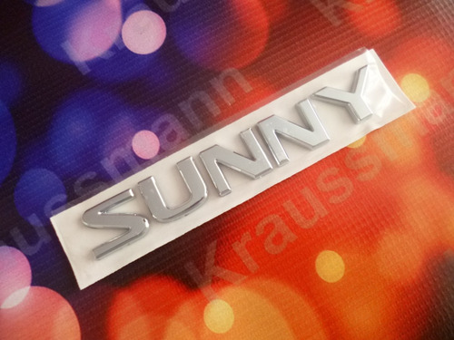 Nissan Sunny, Logo Emblema Cromado