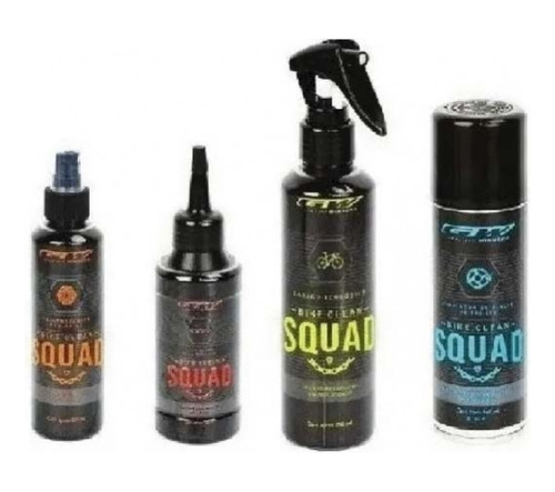 Kit Limpieza Gw Squad - Kit Cuida Tu Bici De 4 Productos