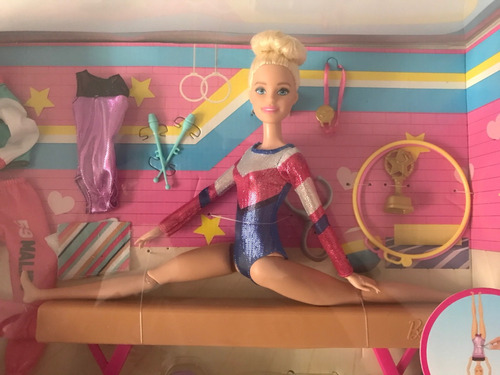 Barbie Gimnasta Gimnasia Olimpica You Can Be Anything Mattel (Usado)