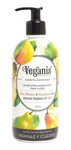 Leche Extra Humectante Veganis Pera Y Macadamia 500ml
