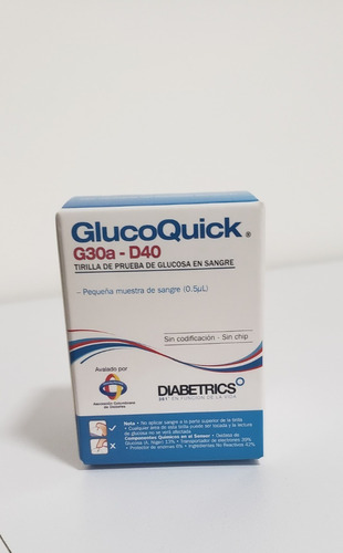 Tirilla Para Medir Glucosa Marca Glucoquick + 50 Lancetas