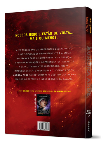 Aurora Arde, De Amie; Kristoff, Jay. Editora Fábrica231, Capa Mole Em Português