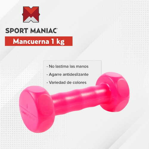 Imagen 2 de 5 de Set Sport Maniac Bandas Circulares + Mancuernas + Tobilleras