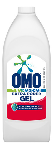 Tira manchas Omo Extra Poder Roupas Brancas  líquido frasco 750 mL